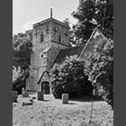 black and white photo of All Saints Church Croydon