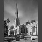 black and white photo of All Saints Parish Church St Ives