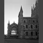 monochrome photo of the Lady Chapel of Ely Cathedral