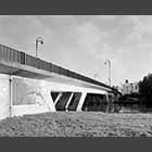 black and white photo of the Town Bridge over the River Great Ouse St Neots