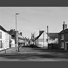 black and white photo of St Mary's Street St Neots