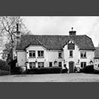 black and white photo of the Duncombie Arms public house Waresley