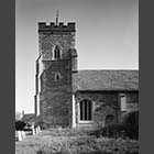 black and white photo of Church of St Mary the Virgin Great Eversden