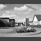 black and white photo of Eaton Court Colmworth Business Park Eaton Socon