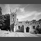 black and white photo of St Peter’s Church Boxworth