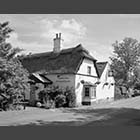 black and white photo of Golden Ball Inn Boxworth