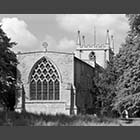 black and white photo of Holy Trinity Church Ellsworth